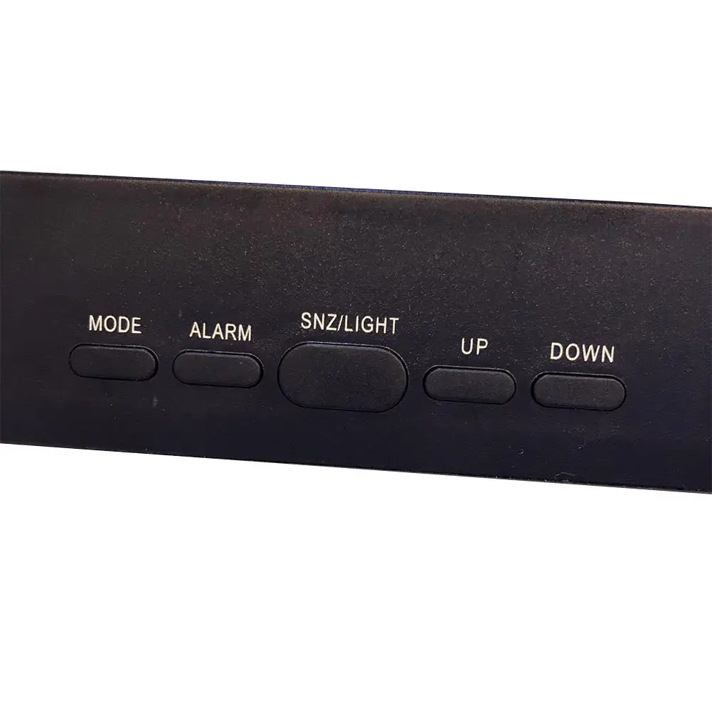 Светодиодные зеркальные будильник цифровые повтора настольные часы Wake Up Light