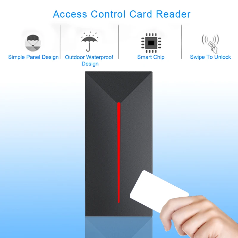 Доступа Управление RFID считыватель 13 56 МГц/125 KHZ Близость Малый Card Reader Уэиганд 26/34