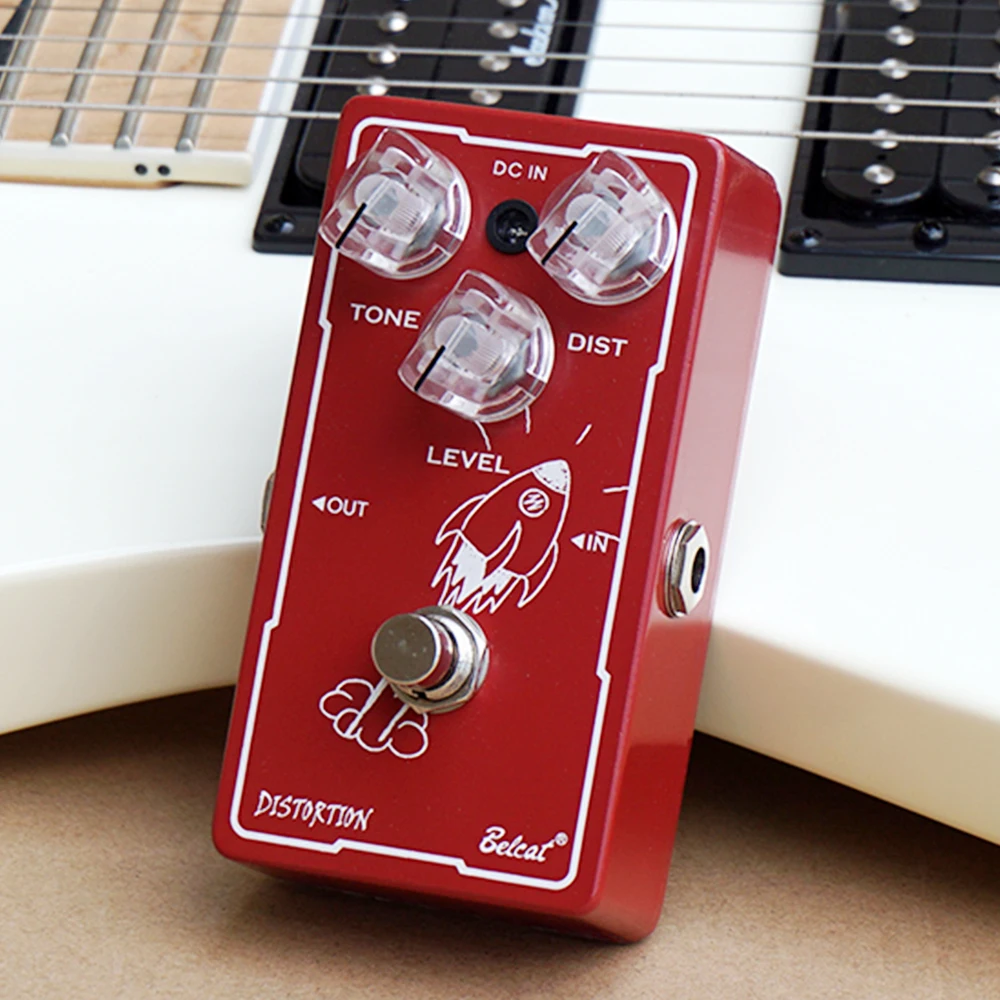 

Belcat Distortion Guitar Effect Pedal True bypass Effects Stompbox for Electric Guitar with Tone Dist Level Control