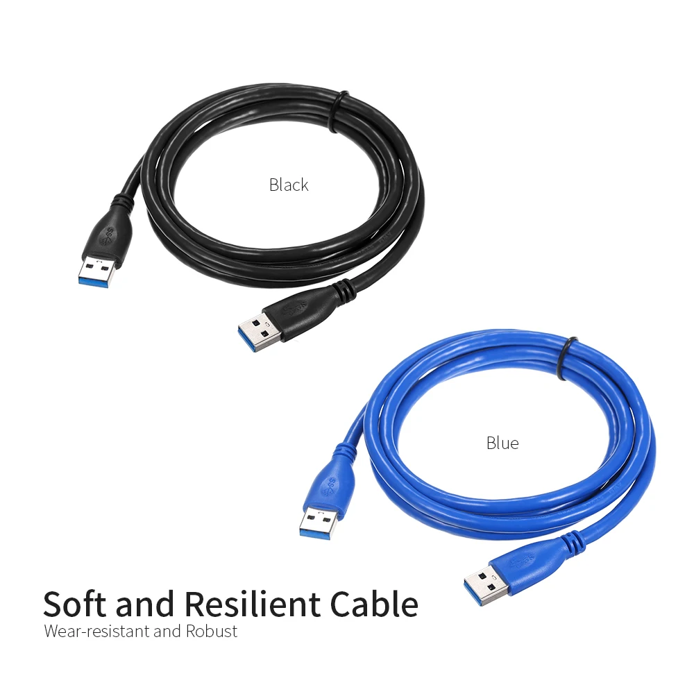 Удлинительный Кабель USB 3 0 кабель Папа-папа типа A 5 Гбит/с быстрая скорость