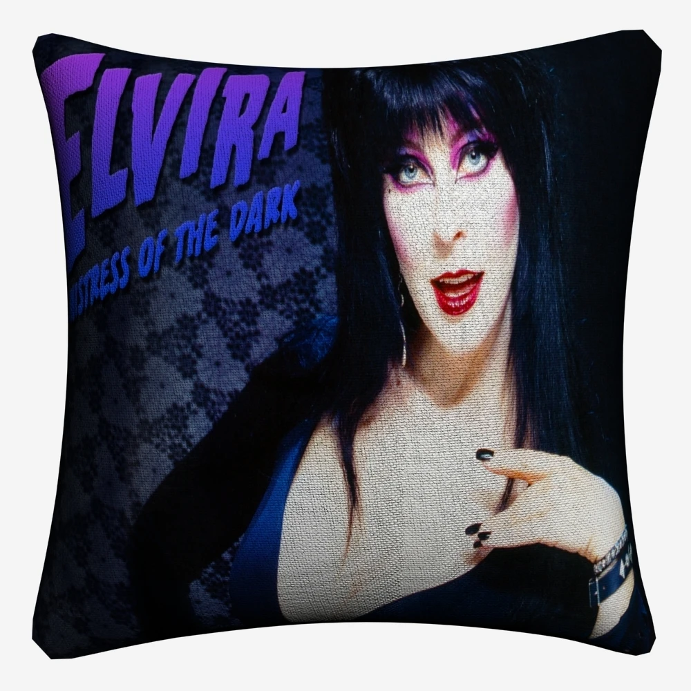 Elvira Mistress Of The Dark декоративная льняная Наволочка на подушку подушка чехол для