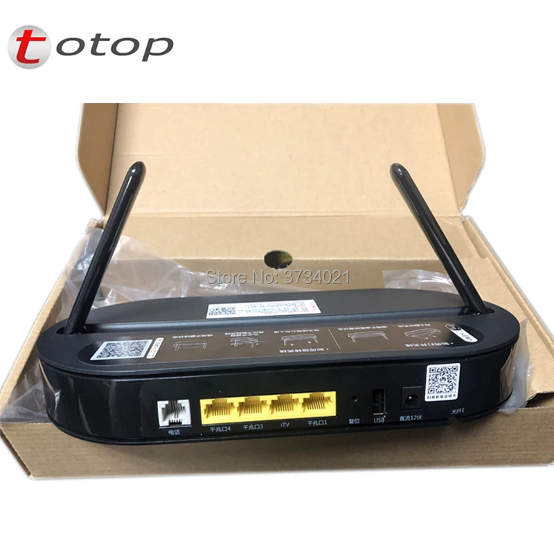 Оригинальный Huawei HS8145V EPON ONT 4GE + 1Tel 1USB Wi Fi 2 4G/5G ONU для волоконно оптический сетевой