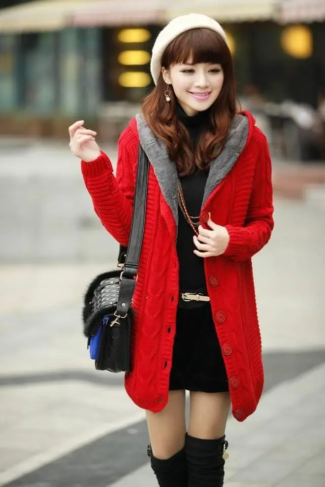 Big Size Loose And Cape Chaqueta Mujer Autumn Invierno Winter women Korean Kardigany Knitwear Uzun Long Sleeve Sweater |