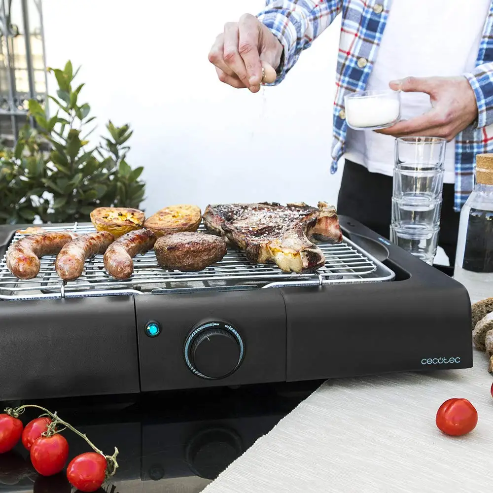Электрическое настольное барбекю Cecotec PerfectSteak Way 2400 Вт гриль из нержавеющей стали