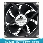 5 шт.партия, Бесщеточный Охлаждающий кулер Gdstime 92x92x25 мм 9 см, подшипник с рукавом AC 110 В 220 в 115 в 240 В 92 мм, вентилятор EC