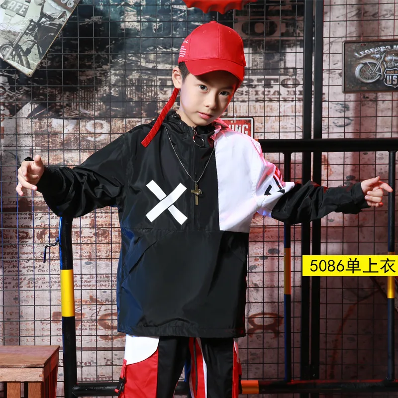 Kids Hip Hop Printing Clothing Girls Boys Sweatshirt Jogger Pants Jazz Dance Costumes Set Ballroom Dancing Clothes Outfits | Детская