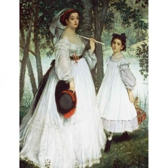 The Two Sisters Portrait 1863 постер печать Джеймса Жака Джозефа Тиссо (18x24)|Таблички и знаки| |