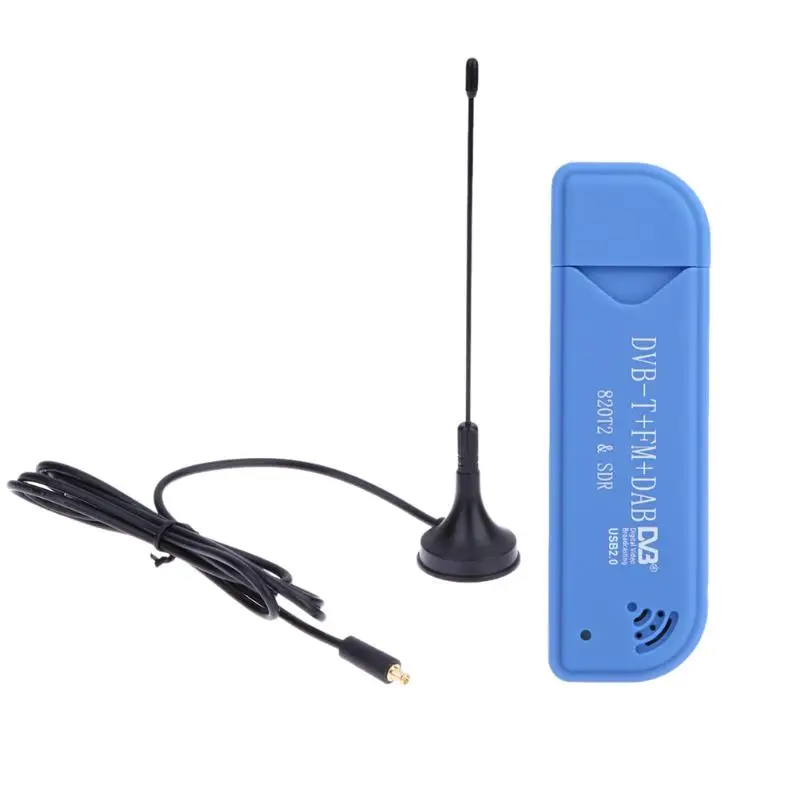 Горячая Распродажа USB 2 0 цифровой DVB T SDR + DAB FM Универсальный HD ТВ тюнер приемник