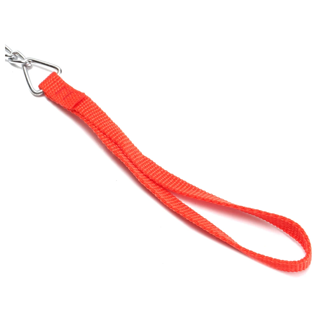 1.6m Heavy Duty Metal Chain Dog Puppy Walking Lead Leash Clip Red Handle | Collars Harnesses &amp Leads