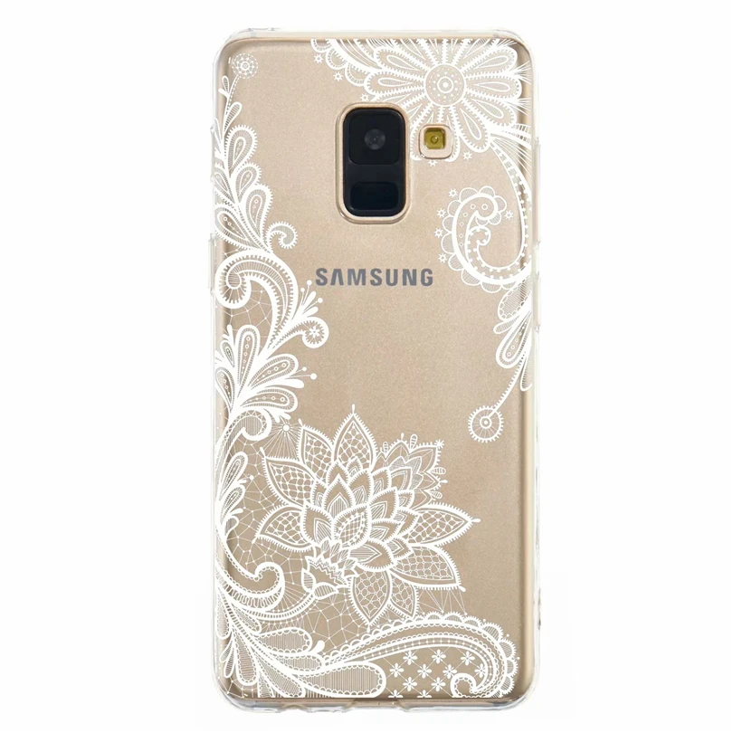Мягкий силиконовый прозрачный чехол для телефона задняя крышка Samsung Galaxy A5 2017 A6 A7 A8