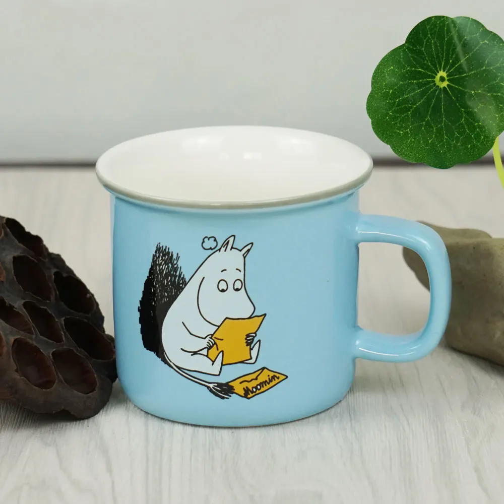 Начать стопу простой прекрасный 250 мл Небесно Голубой Moomin Творческий мультфильм