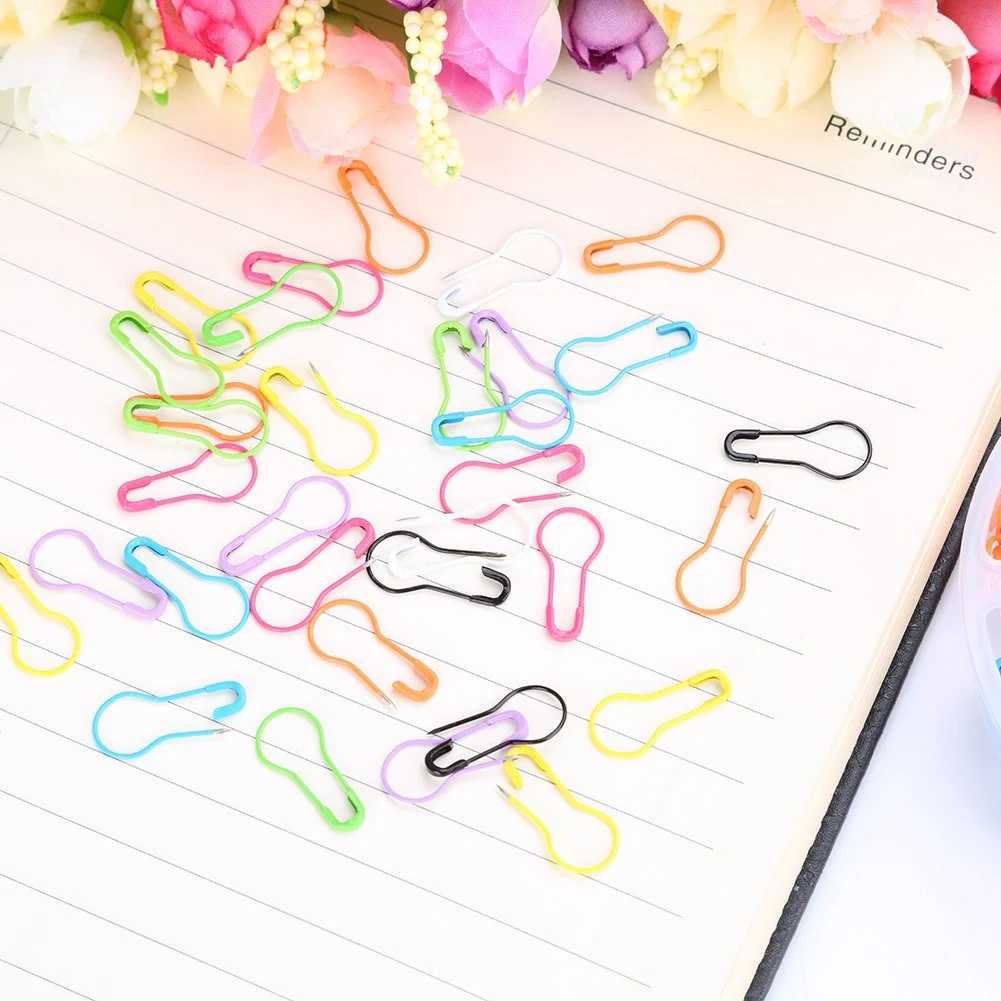 450 шт 15 видов цветов разных лампочек Safetypins груша образные штифты Металлические