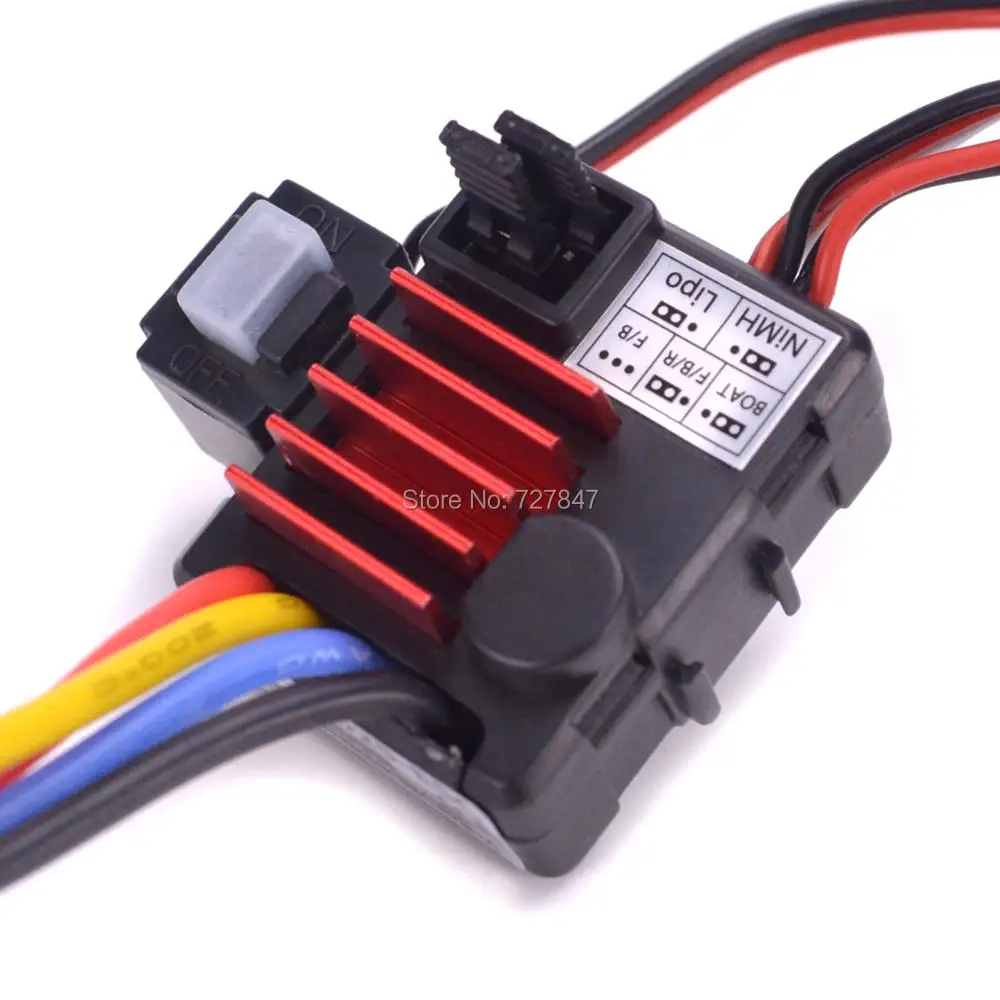 Водонепроницаемый контроллер скорости Turbo Racing 25A TB-60025 ESC Brushed 1A / 6V BEC для 1:18 1/18 RC Car