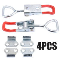4pcs adjustable toggle latch catches lock spring loaded toggle case box cabinet box lever handle clamp hasp hardware furniture