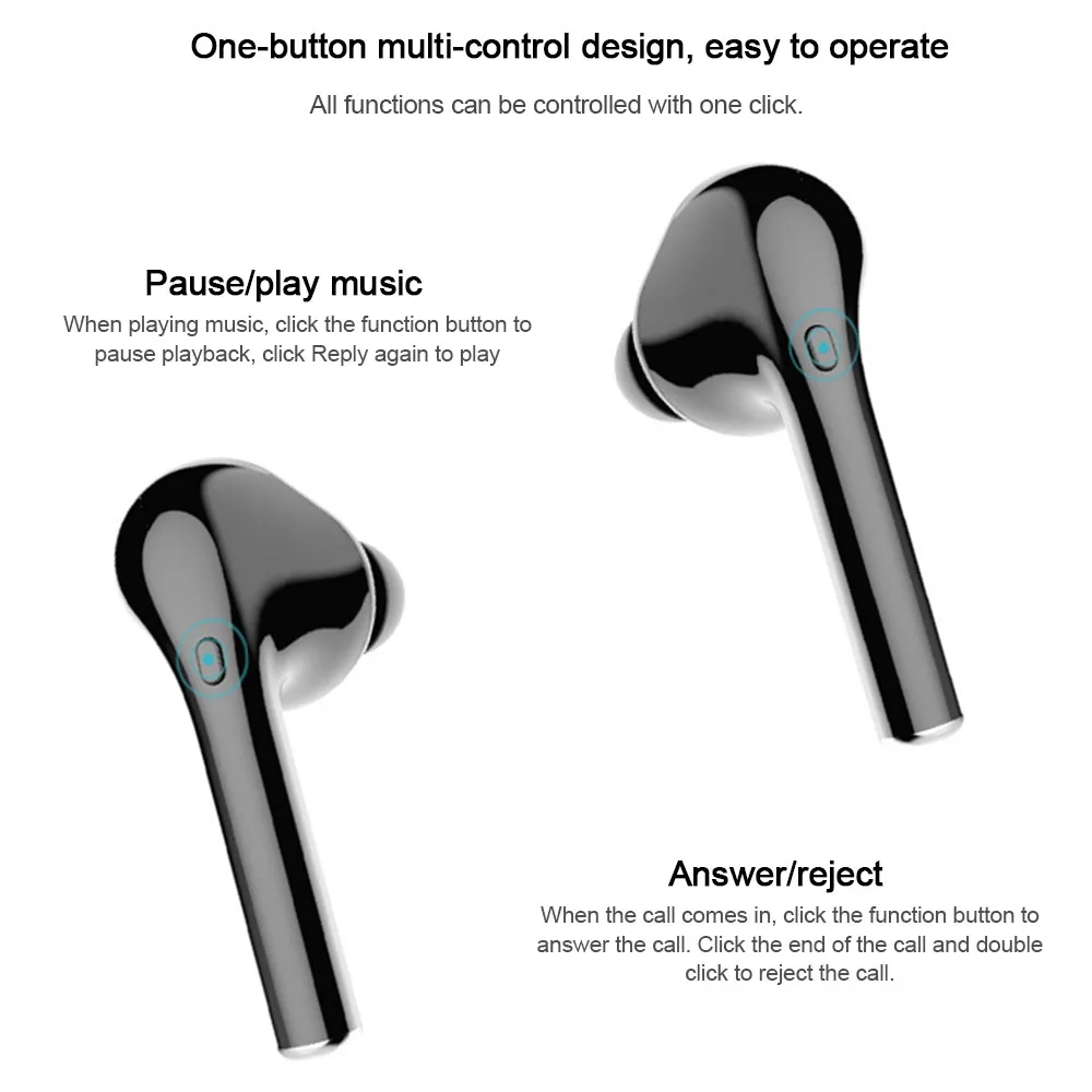 Беспроводные спортивные наушники CLAITE M6S TWS с bluetooth 5 0 бинауральные стерео мини