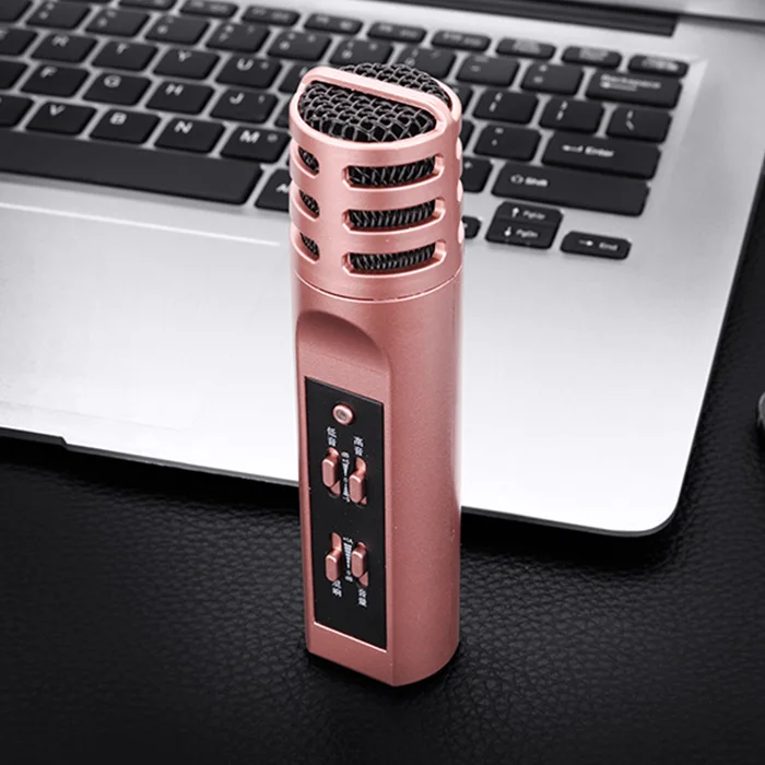 Excelvan микрофон F9 мобильный телефон ручной караоке USB KTV плеер Bluetooth динамик Запись