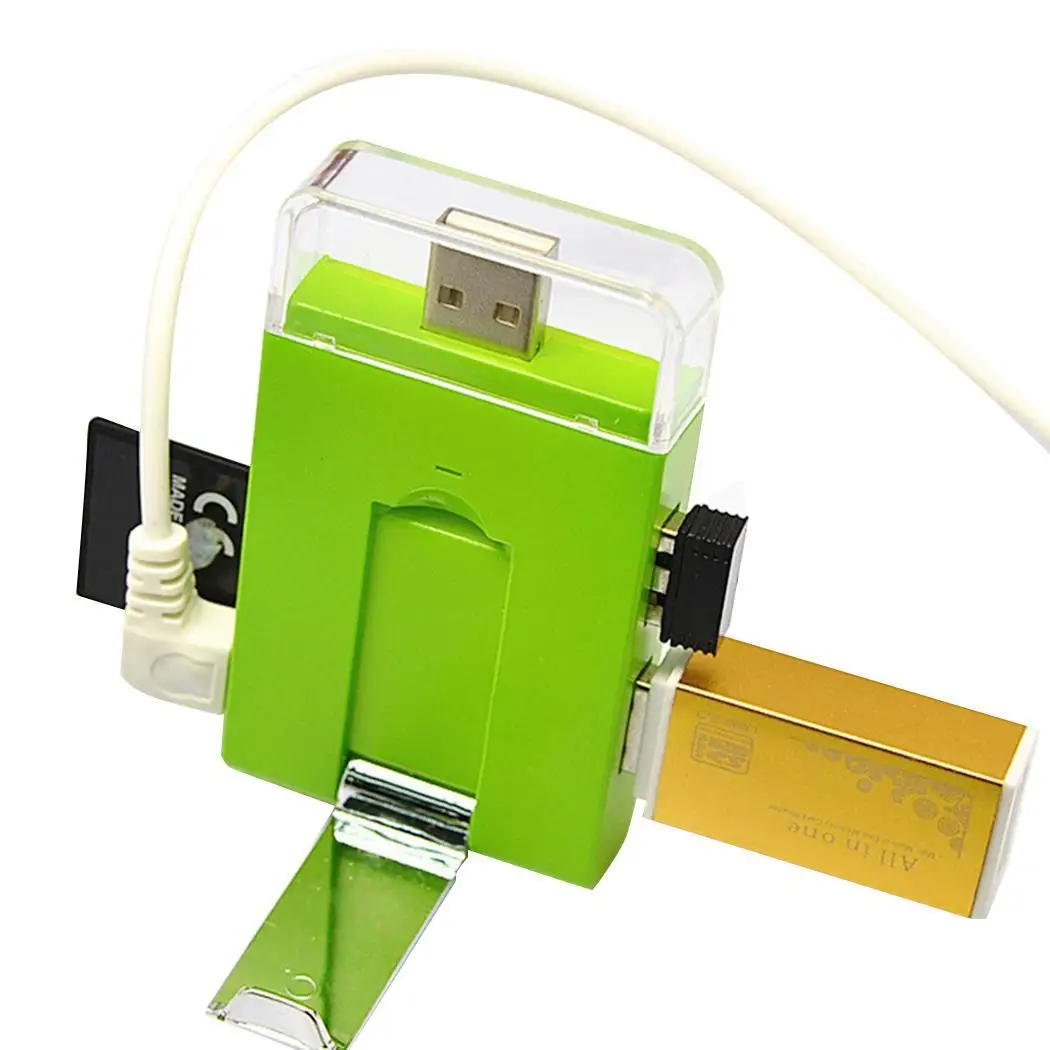 USB 2 0 OTG адаптер высокоскоростной кард-ридер как картинка с держателем мобильного