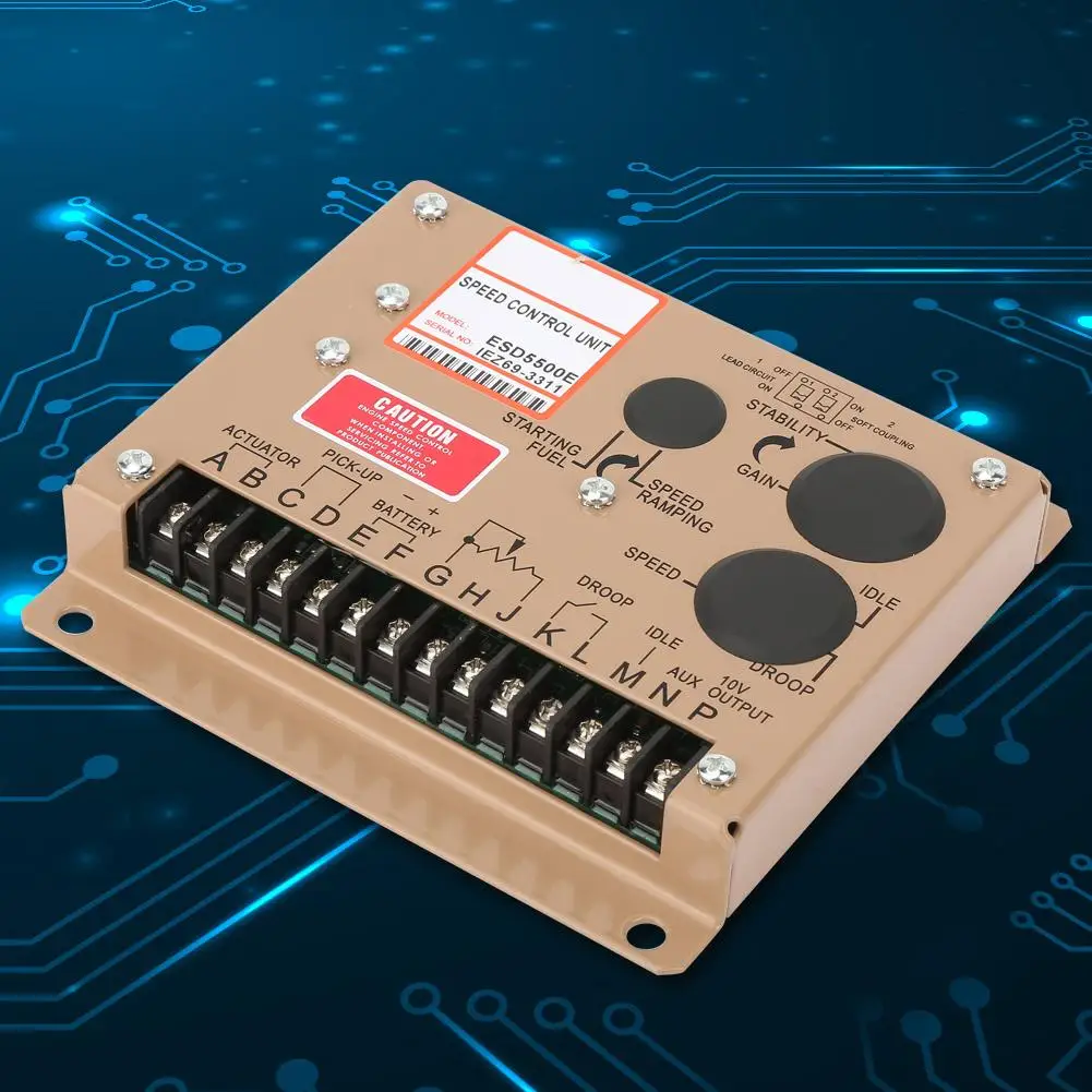 Electronic Engine Speed Controller Governor Generator Panel 1KHz ~ 7.5KHz ESD5500E | Обустройство дома