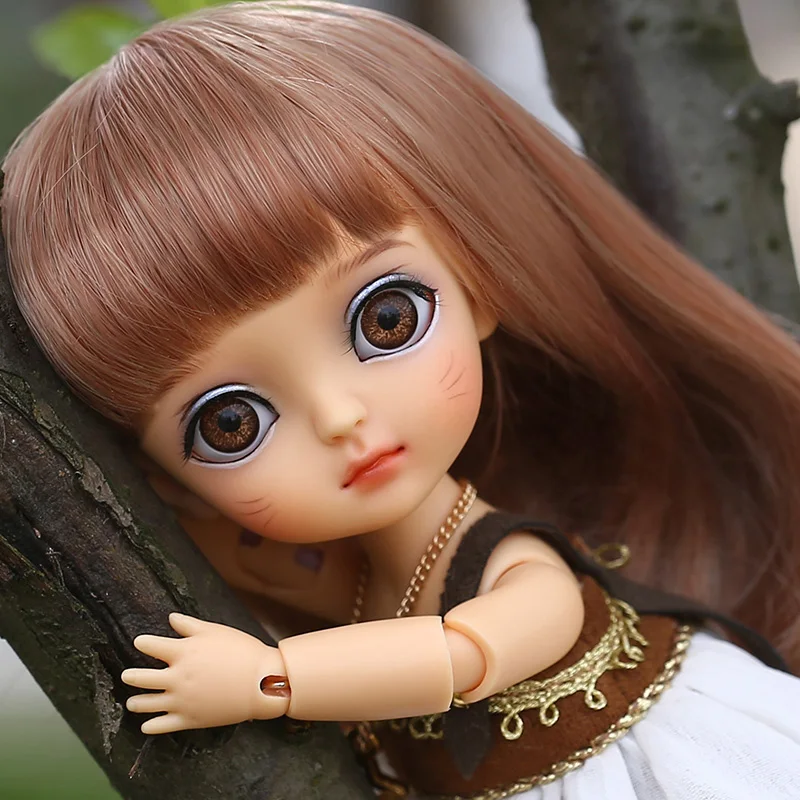 1/8 LTI Yellow Happy BJD SD цельная модель для мальчиков и девочек