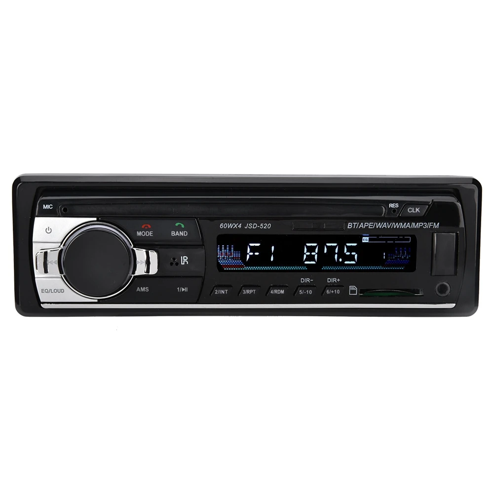Музыкальный плеер без потерь MP3 радио Автомобильный Bluetooth 4 0 AUX вход FM с