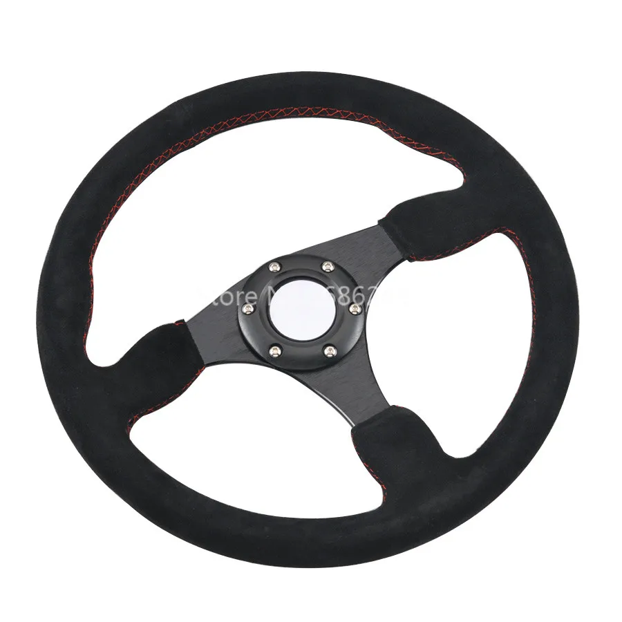 Steering wheel 14inch 350mm Drifting Wheel / Suede Leather Racing Drift Wheels High Quality | Автомобили и мотоциклы