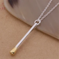 2019 jingyang korean fashion match stick necklace gold filled chain necklace virtuous beautiful foreign trade ornaments