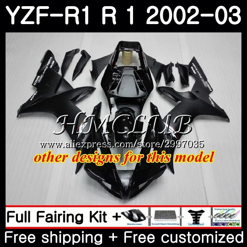 Корпус для YAMAHA YZF R 1 1000 R1 2002 20h3 02 03 YZF1000 YZFR1 обтекатель рамка синий белый
