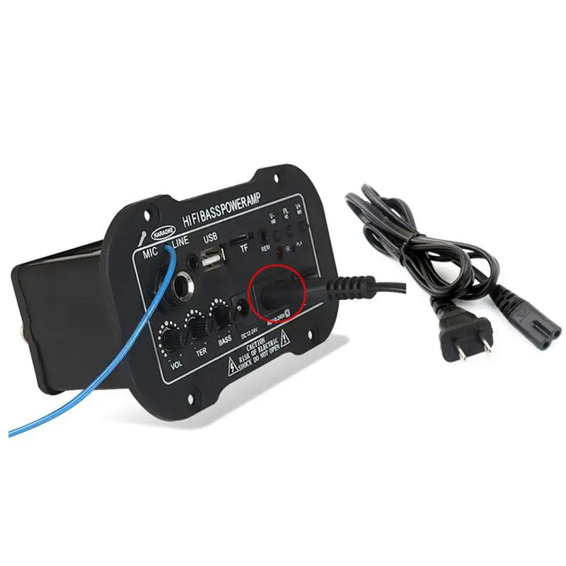 Плата усилителя мощности для сабвуфера автомобильный усилитель звука Bluetooth 12 В 24
