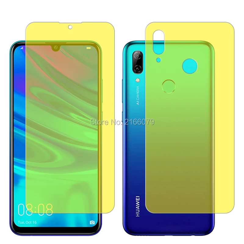 Для Huawei P Smart 2019 / Nova Lite 3 мягкая ТПУ Передняя и задняя полная защита экрана
