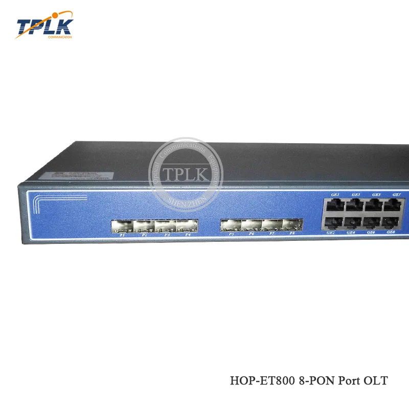 Хит продаж HOP ET800 10г 8 Порты и разъёмы EPON мини OLT с оптический s uplink порт Gigabit Ethernet