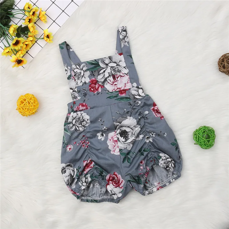 Emmababy одежда для малышей маленьких девочек с цветочным рисунком без рукавов