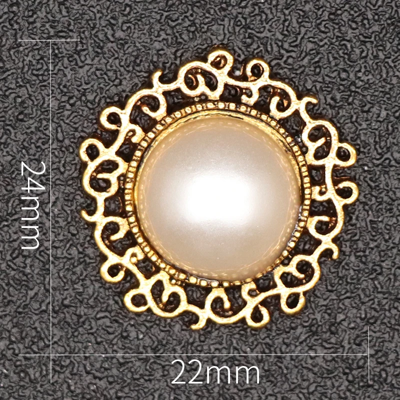 10pcs Round Decorative Rhinestone Buttons For Girl Hair Accessories Dress Crafts Jewelry Scrapbooking Sewing | Дом и сад