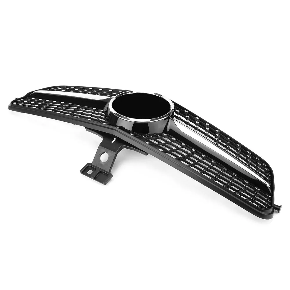 Car Front Bumper Mesh Grille Diamond Style ABS For Mercedes-Benz W204 C CLASS C180 C200 C300 2008 2009 2010 2011 2012 2013 2014 |