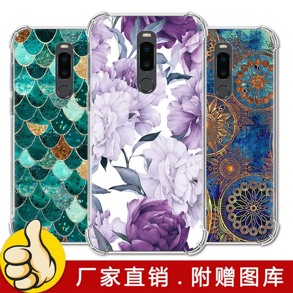 Anti-falling Case Airbag Phone Cover For Meizu Note 8 6 inch Cute Style Fashion Design Colorful Painted Back |