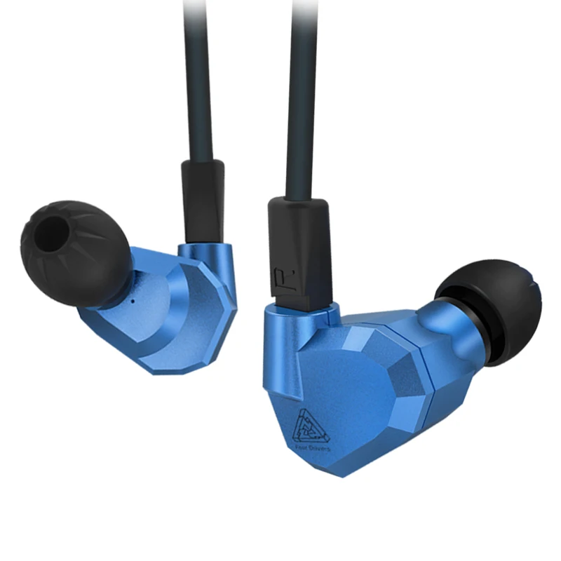 Оригинальные KZ ZS5 HIFI наушники 2DD + 2BA Гибридный в ухо монитор DJ супер вкладыши с
