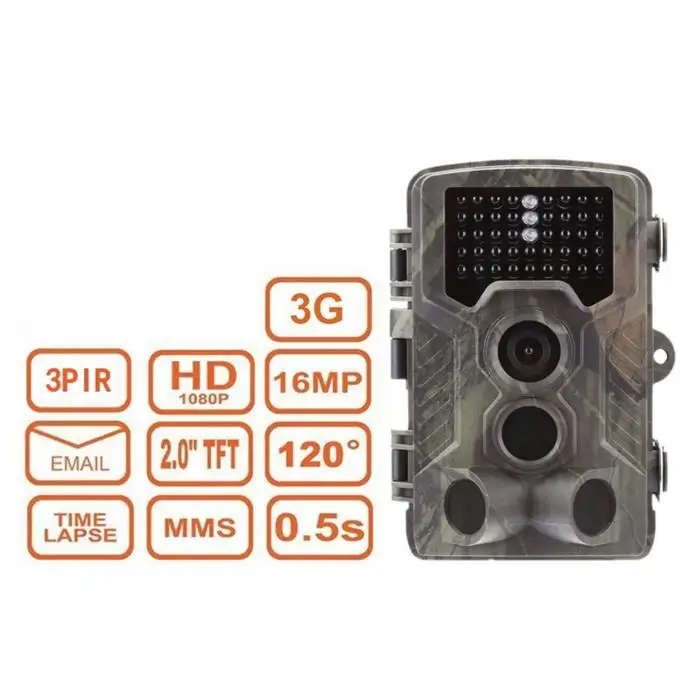 12MP 1080P HC 800G Trail камера охотничья Камера уличная дикая природа скаутинг с PIR