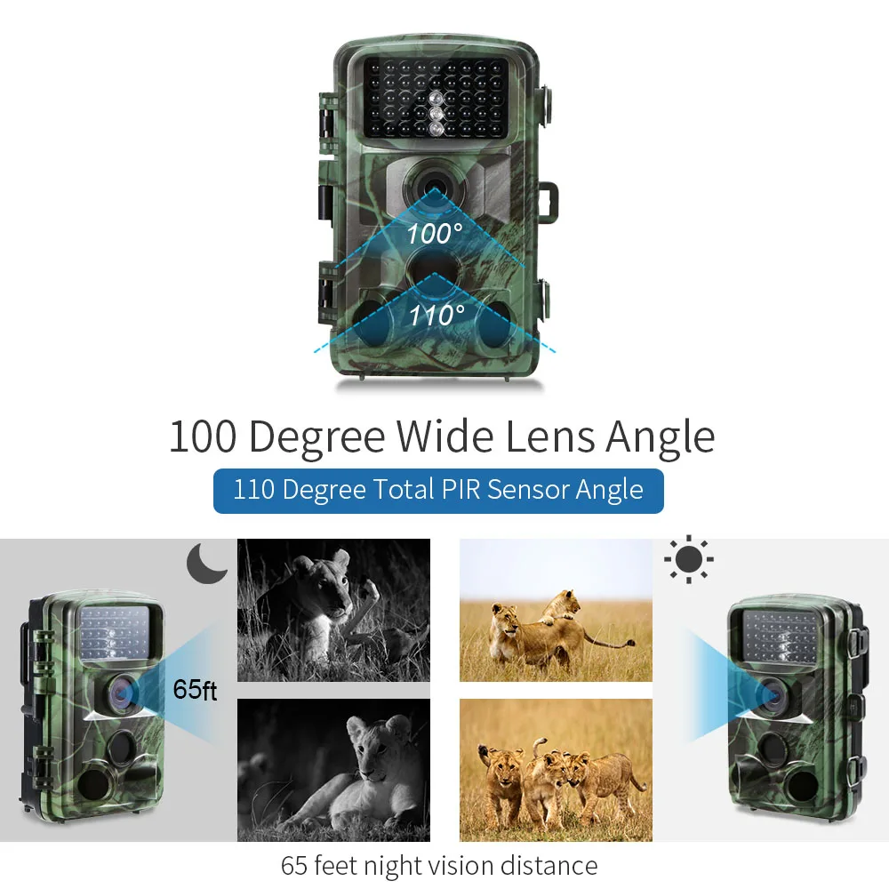 12MP 1080P охотничья камера водонепроницаемая тропа игра на открытом воздухе дикая
