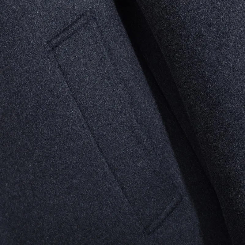 winter 2018 Spring Casual Sleeve Woolen mens for men overcoat wool trench Coat Men's Color Long plus size 8XL 6XL 5XL 4XL male | Мужская