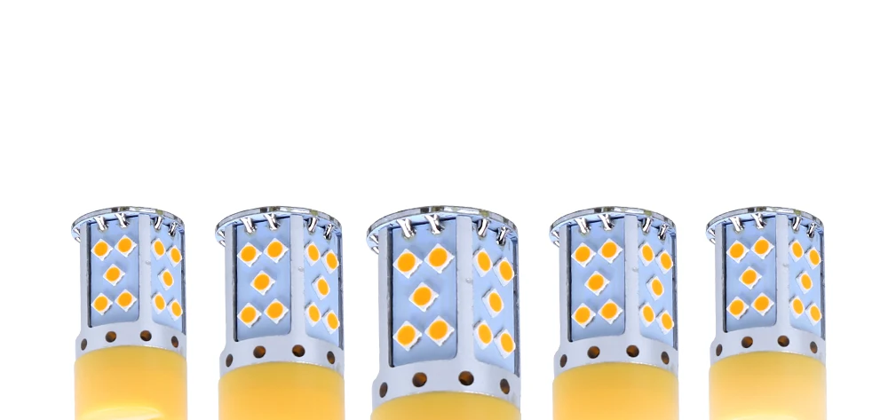 Автомобиль указатели поворота T20 7440 BAU15S 1156 светодио дный лампы 3030 35SMD Canbus Янтарный