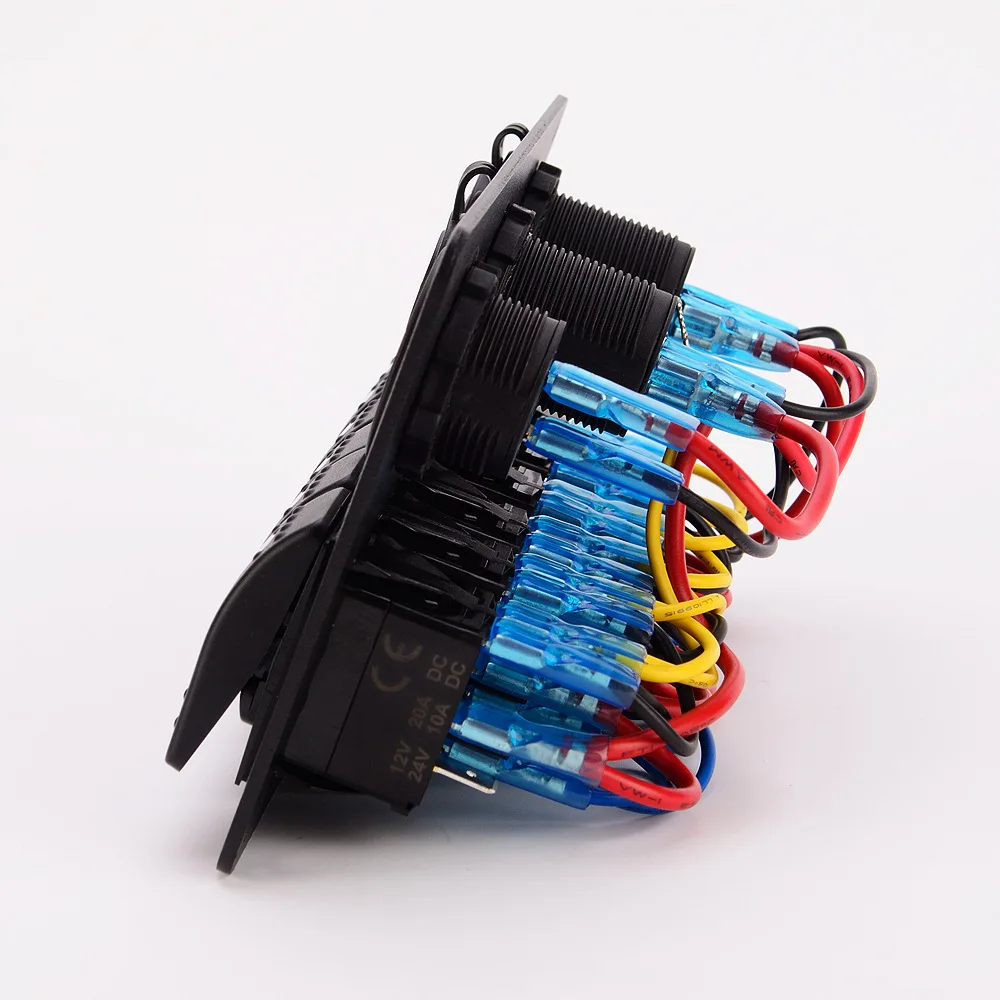 Продажа через границу тепла Amazon Ebay Touring Car Yacht Refit Switch Panel 6 Position Group combinate от 12 до 24 В |