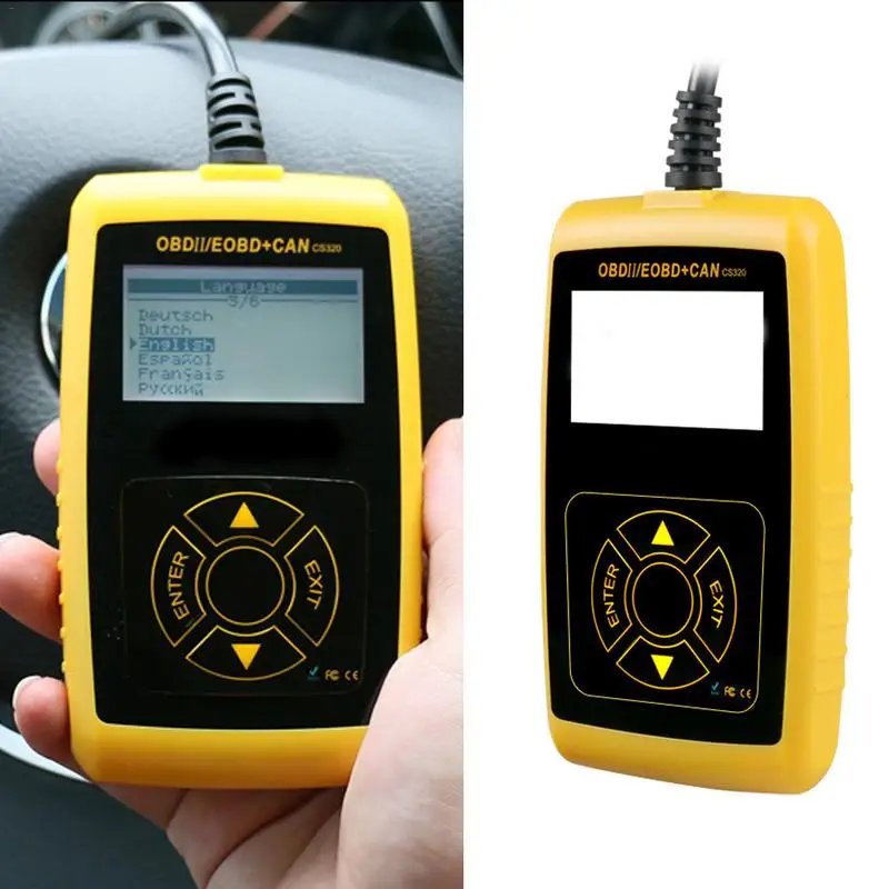 Автоматический диагностический сканер AUTOOL CS320 OBD/EOBD двигателя код ошибки чтения