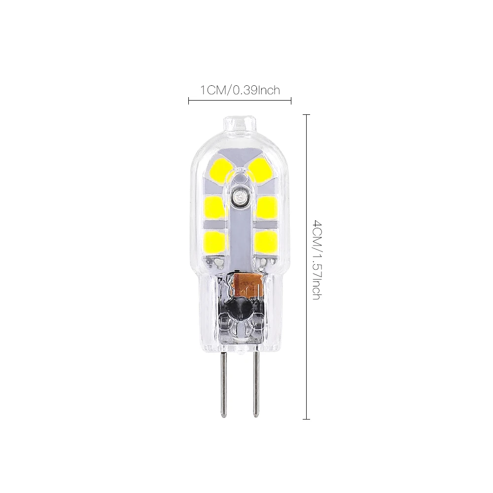 10X G4 светодиодные лампочки 2 W 12 V холодный белый сад дома SMD AC осветительные лампы