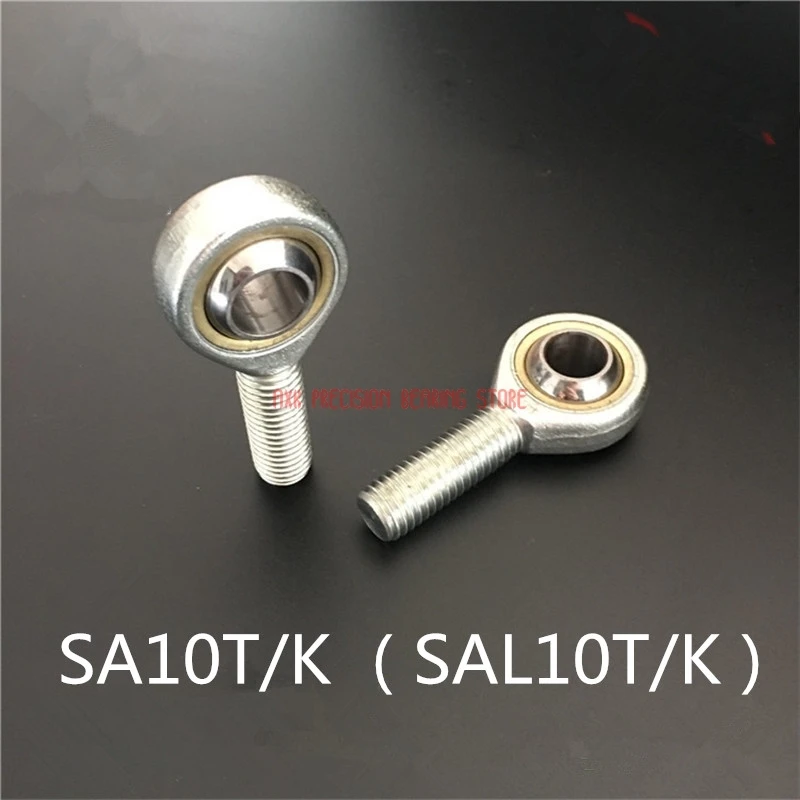 

2021 New 4pcs Sa10t/k Pos10 10mm Right Hand Male Outer Thread Metric Rod End Joint Bearing Free Shipping Sa10 Sal10/t/k Sal10