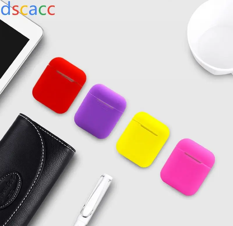 Мягкий силиконовый чехол для беспроводных наушников Bluetooth Air Pods Apple AirPods 100 шт. |