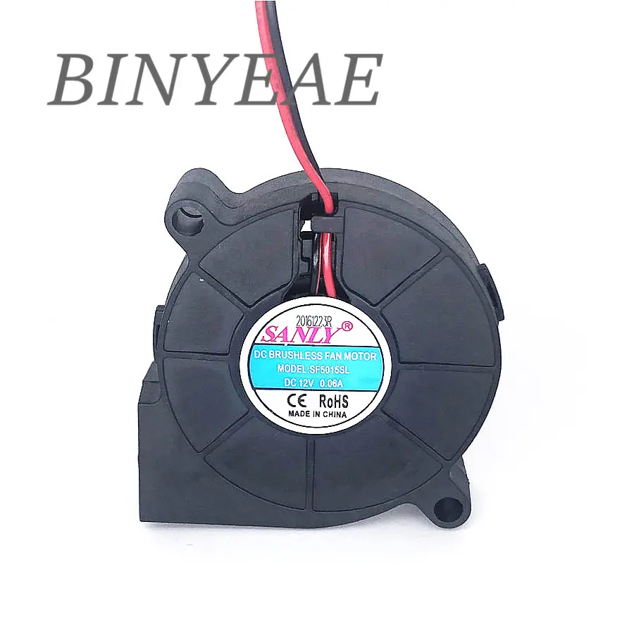 Промышленный вентилятор SANLY SF5015SL SF5015SM 12 В 0 06a 08a 24 5 см 5015 50x50x15 мм 2 контакта - купить