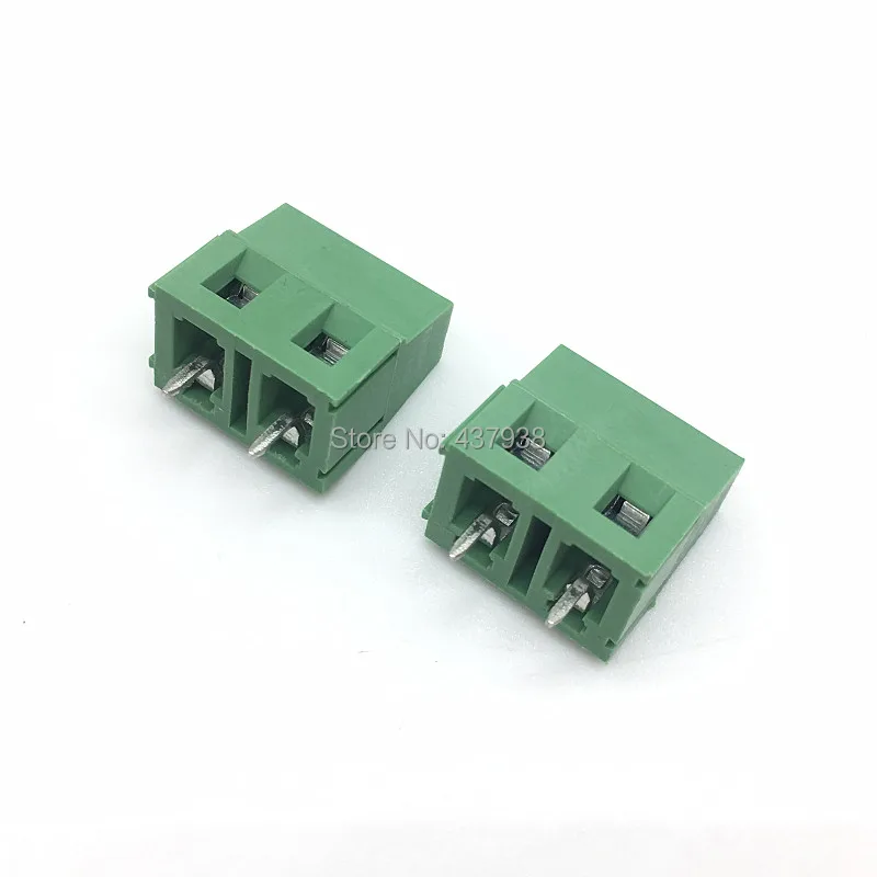 10 шт. KF128 7.5 2P винта 2Pin 7 5 мм прямой штифт PCB Клеммная колодка соединитель 300В/10А