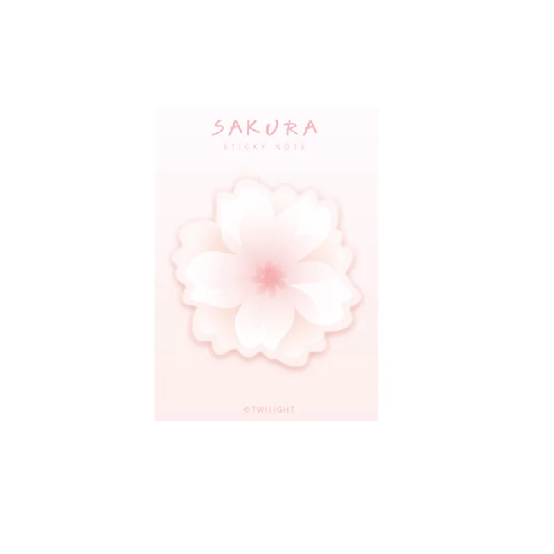 4 шт. w28 Sakura Cherry Sticky Notecard Notepaper BZNVN креативный для детей лейбл Закладка|Блокноты| |