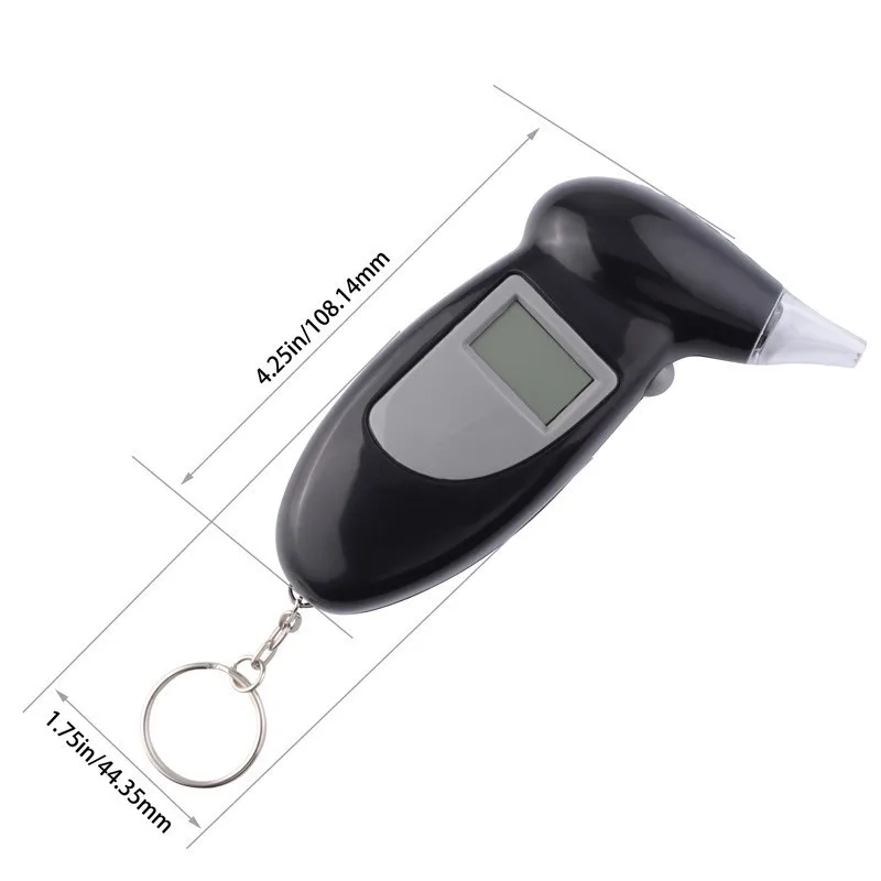 SPEEDWOW Digital Alcohol Breath Tester Breathalizer Breathalyser Device Keychain LCD Display | Автомобили и мотоциклы