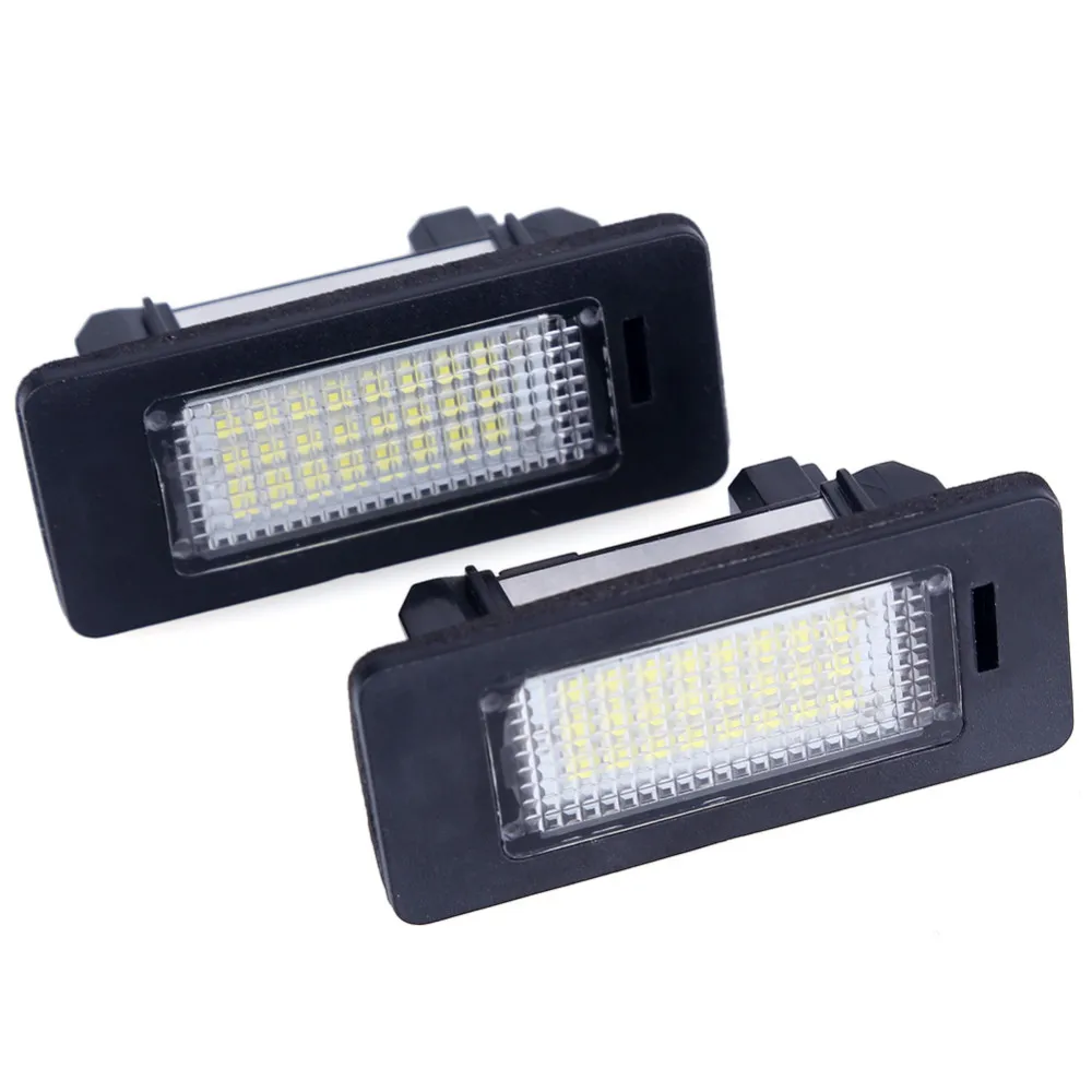 Светодиодный номерной знак лампы задние 3582 SMD 6000K чистый белый 12V E90N E91 E92 E93 M3 E46 E90 CSL