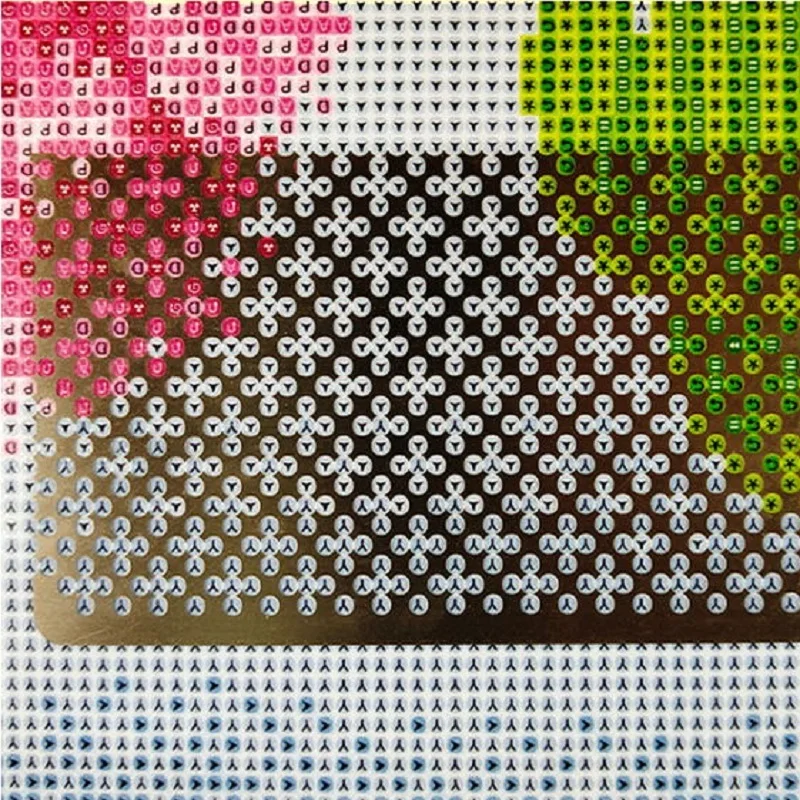 Алмазная вышивка 5D quinconx стальная линейка Dotting Стразы круглая буровая инструменты